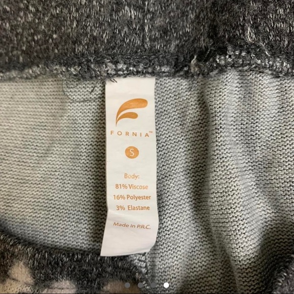 Fornia Grey and White Tie-dye Lounge Joggers - Picture 4 of 4